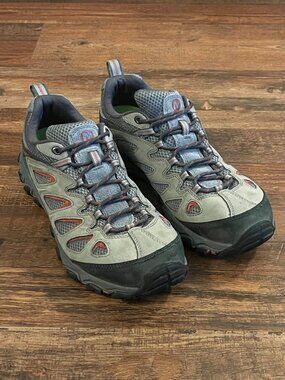 Merrell Hiking Shoes Mens Pulsate Ventilator Wild Dove Castle Rock Size 10